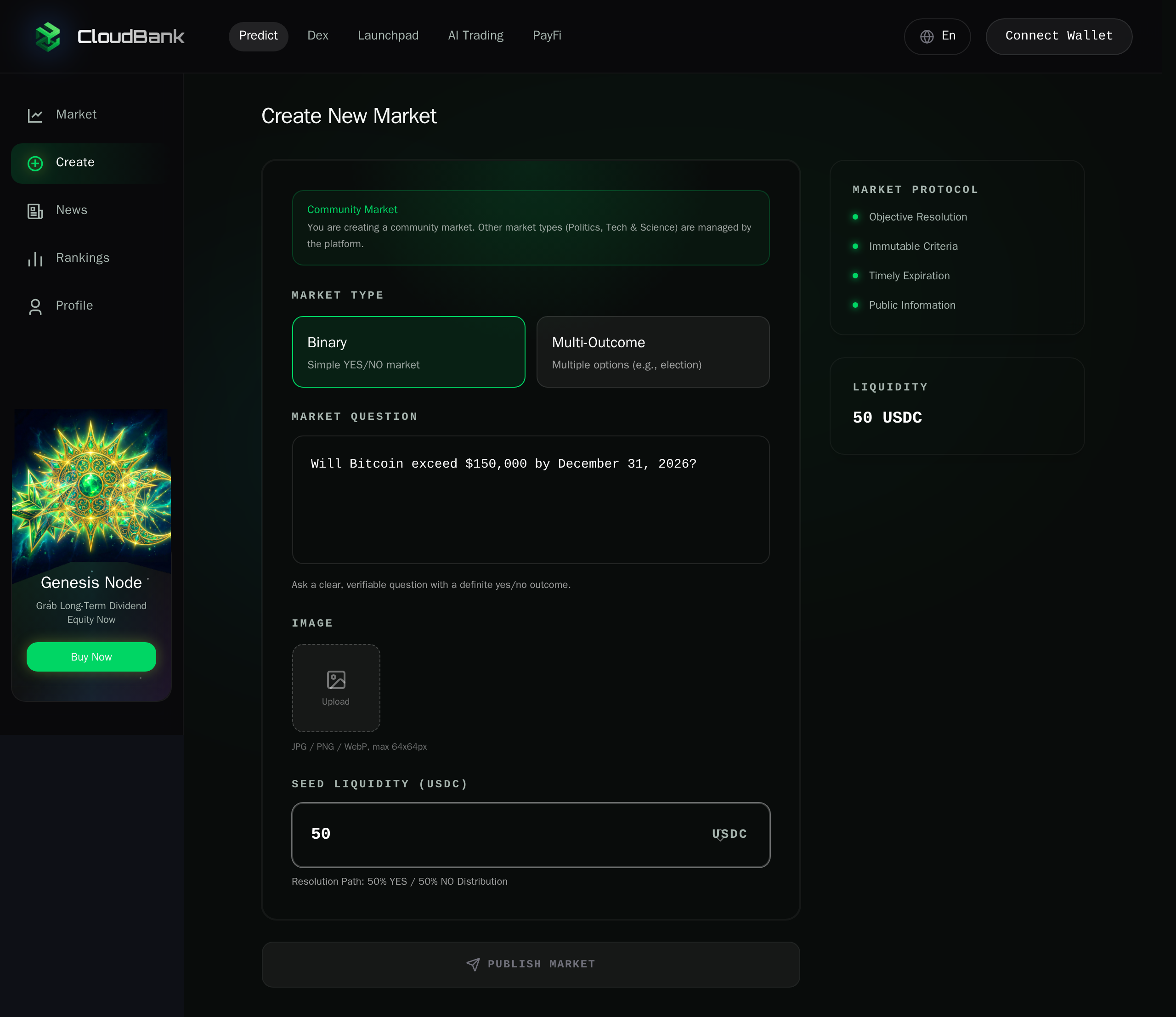 Full form filled out and ready for review
